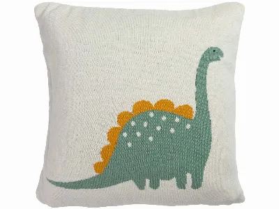 tranquillo tranquillo Bio-Kissenbezug DINO 35 x 35 cm, white/blue