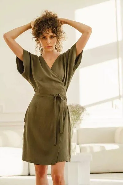WiDDA berlin WiDDA berlin Tencel Wickelkleid Modell: Sula