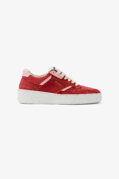 MoEa MoEa Herren vegan Sneaker Gen1 Vegan Wildleder Apfel Rot & Rosa