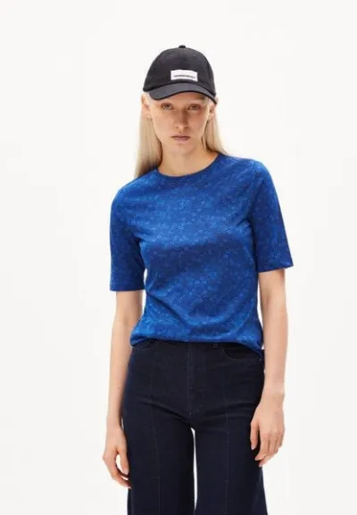 ARMEDANGELS ARMEDANGELS DONAAJI MILLES FLEURS - Damen T-Shirt Slim Fit aus Bio-Baumwolle