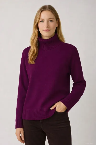 KnowledgeCotton Apparel Strickpullover Crew Neck Rot