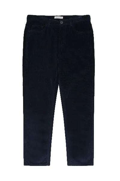 KnowledgeCotton Apparel KnowledgeCotton Apparel Herren vegan Hose Corduroy Chuck 5 Pocket Night Sky Navy