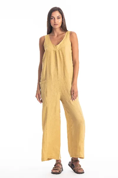 RAVENS VIEW IBIZA RAVENS VIEW IBIZA Damen vegan Jumpsuit Aura Gold
