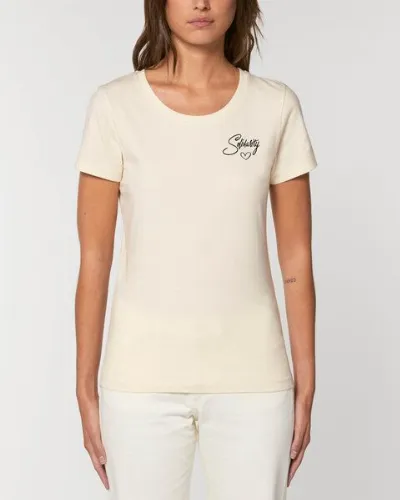 Human Family Human Family Bio Damen Rundhals-T-Shirt Faith - Solidarity aus Bio-Baumwolle