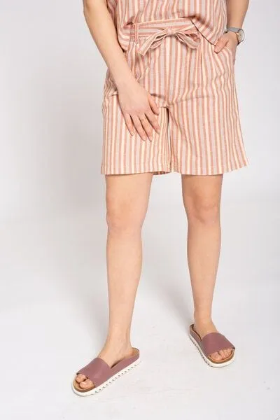 recolution recolution Leinen Shorts #STRIPES