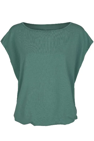 nice to meet me nice to meet me Damen vegan Relax T-Shirt Olive