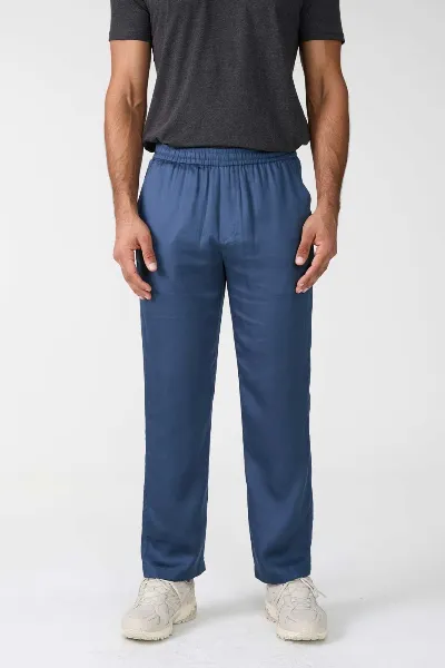 Yahmo Yahmo Herren vegan Hose Walter Blau