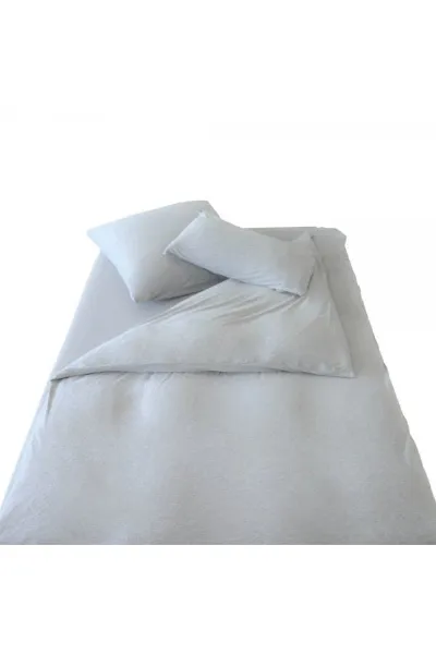 EO Home EO Home unisex vegan Bettbezug Jersey Grau Melange