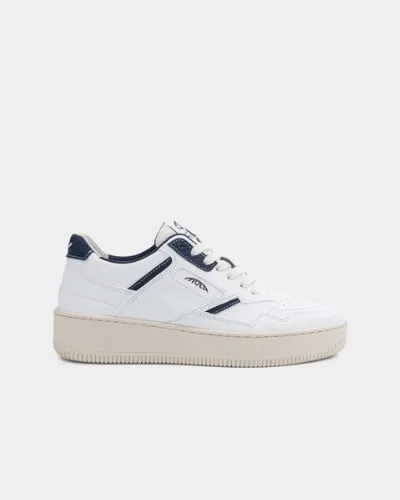 MoEa MoEa Sneakers Origin - White & Blue - Mushroom