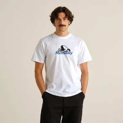 Dedicated DEDICATED T-Shirt Stockholm - Monday Crash - aus Bio-Baumwolle