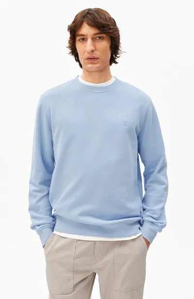 ARMEDANGELS ARMEDANGELS Herren vegan Sweatshirt Baaro Loop Wedgewood