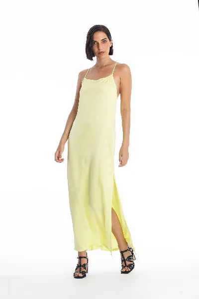 RAVENS VIEW IBIZA RAVENS VIEW IBIZA Damen vegan Kleid Sophia Limonengelb