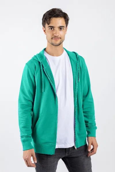 TORLAND TORLAND Herren vegan Zip Hoodie Connector Go Green