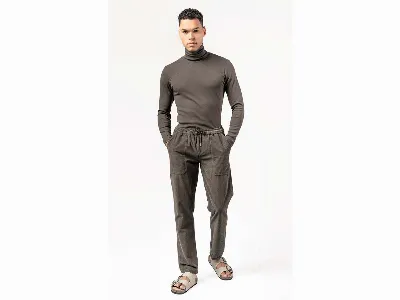 Living Crafts Living Crafts Bio-Herren-Cargo-Cordhose 'YUSTIN' mit aufgesetzten Taschen, walnut,