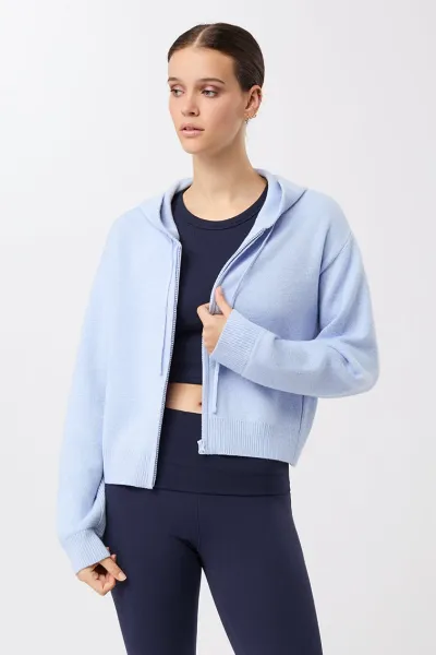 mandala MANDALA Damen vegan Strickjacke Hoodie In