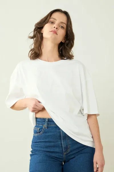Clotsy Clotsy Damen vegan T-Shirt Oversized
