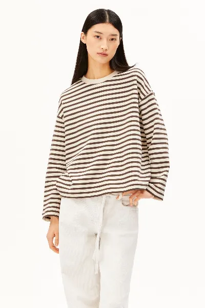 ARMEDANGELS Pullover Frankaa Marleen Stripe
