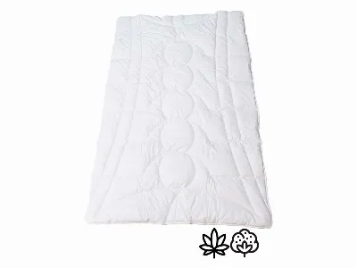  Steppdecke Duo Kontur Winter 200 x 220 cm, mit Baumwoll-/Hanffüllung 2.200 g