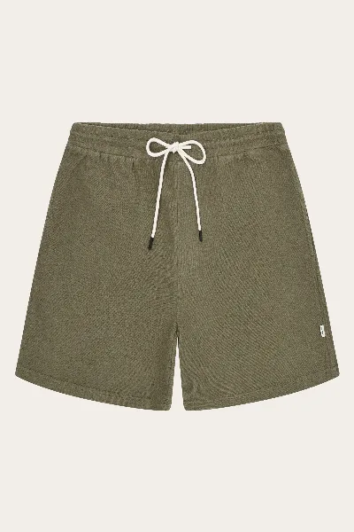 KnowledgeCotton Apparel KnowledgeCotton Apparel Herren vegan Shorts Fig Loose Bouclé Burned Olive