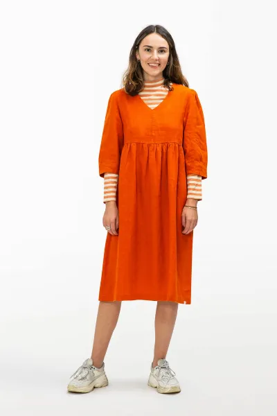 MATONA MATONA Damen vegan Kleid Kürbis