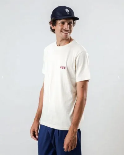 Brava Fabrics Brava Fabrics Ice Brava T-shirt Ecru