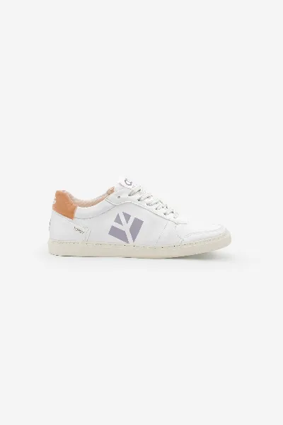 COG COG Damen vegan Sneaker Damen Topsy WeiÃŸ Lila Pfirsich