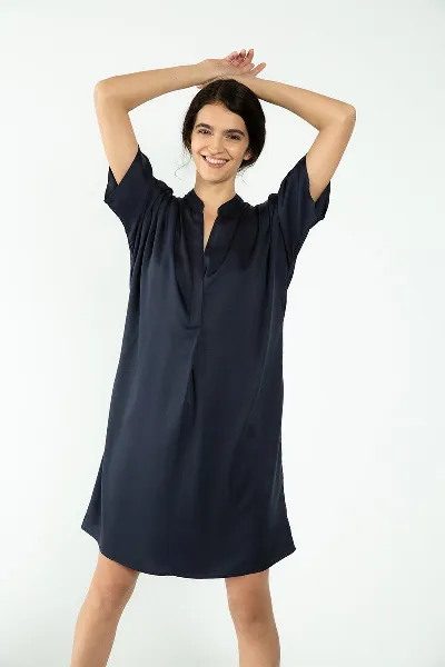 Neu Nomads Neu Nomads Damen vegan Kleid Kerala Mitternacht