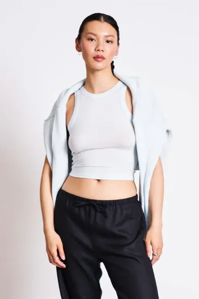 JAN N JUNE JAN 'N JUNE Damen vegan Tank Top Porto Eisblau