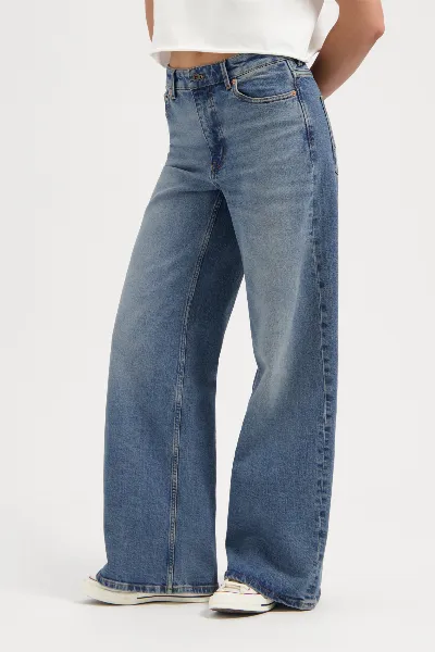 Kuyichi Kuyichi Damen vegan Jeans Locker Harper Starlit Indigo