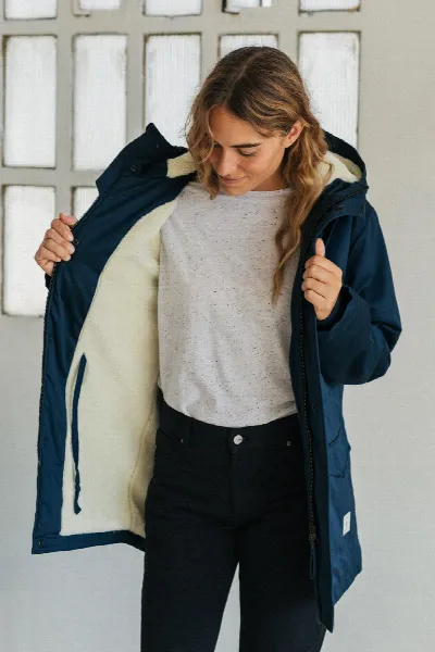TWOTHIRDS TWOTHIRDS Damen vegan Jacke Pinta Navy Nord