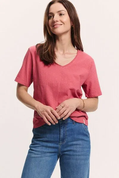 TRANQUILLO TRANQUILLO Jerseyshirt Liiz aus Leinen (1010001)