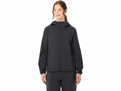 Vaude VAUDE Damen Windjacke Neyland II mit weitenregulierbarer Kapuze, phantom black,