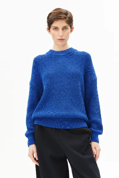 ARMEDANGELS Strickpullover Vanis&eacute; Blau