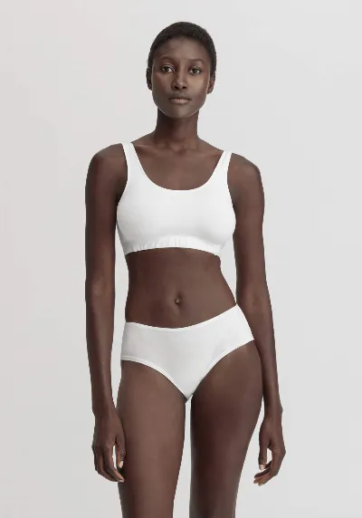 hessnatur hessnatur Damen Panty Regular Cut COTTON FEEL aus Bio-Baumwolle - weiß