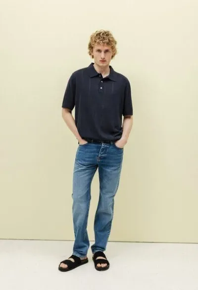 MUD Jeans MUD Jeans Herren Jeans John Mid Straight - Medium Aged