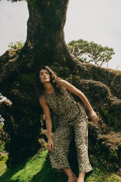 LOVJOI Jumpsuit Staine Pure Leo Dark Braun