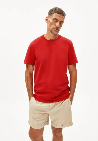 ARMEDANGELS ARMEDANGELS MAARKOS Herren Heavyweight T-Shirt aus recyceltem Baumwoll Mix