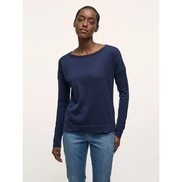 LANIUS LANIUS U-Boot Pullover aus Bio-Baumwolle