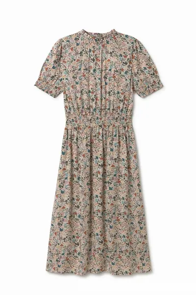 TWOTHIRDS TWOTHIRDS Damen vegan Kleid Grassholm Medium Flower Multicolour