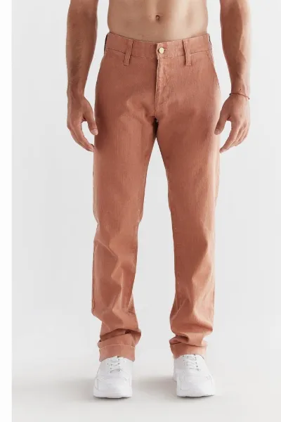 Evermind Evermind Herren vegan Denim Chinos Sunburn