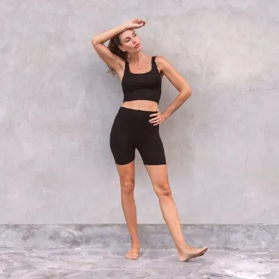 Jaya Jaya JANINE - Damen - Croptop/Bra für Yoga aus Biobaumwolle