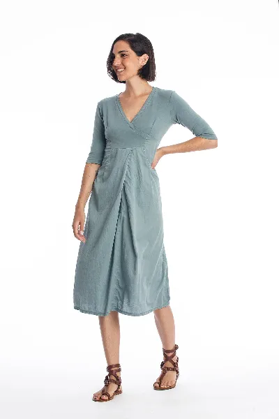 RAVENS VIEW IBIZA RAVENS VIEW IBIZA Damen vegan Kleid City Ls Chinois