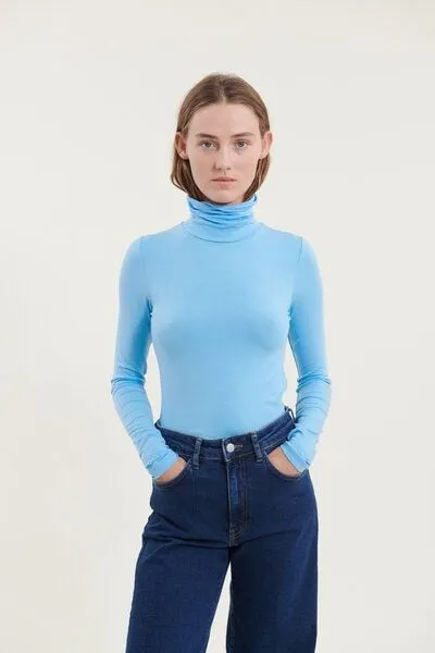 Basic Apparel Basic Apparel Rollkragenshirt - Joline T-Neck - aus Tencel