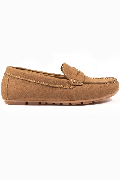 Will's Vegan Store Will's Vegan Store Damen vegan Schuhe Damen Penny Loafers Chestnut