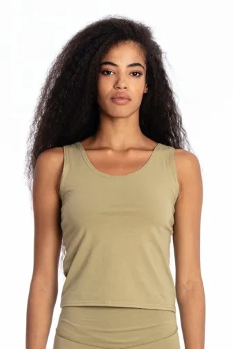 RAVENS VIEW IBIZA RAVENS VIEW IBIZA Damen vegan Top Goa Dunkle Aloe