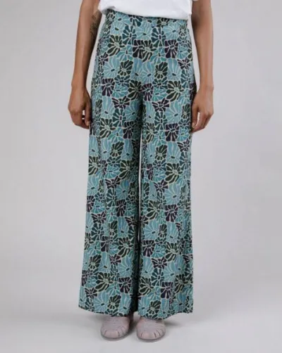 Brava Fabrics Brava Fabrics Spring Wide Leg Hose Blau