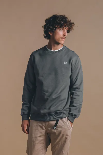 Trendsplant Trendsplant Herren vegan Sweatshirt Essential Thunderstorm