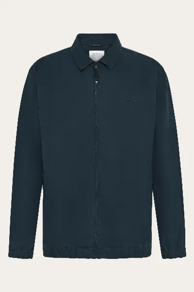 KnowledgeCotton Apparel KnowledgeCotton Apparel Herren vegan Jacke Leichte Popeline Total Eclipse