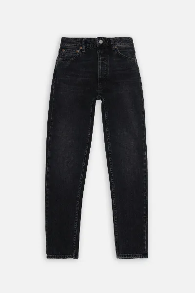 Nudie Jeans Jeans Breezy Britt Black Crosshatch