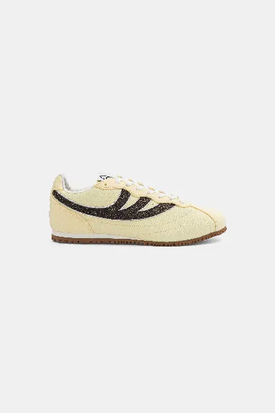 MoEa MoEa Herren vegan Sneaker Rise Yellow & Black Seaweed